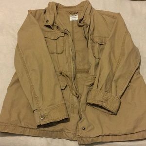 Cute tan “army” jacket